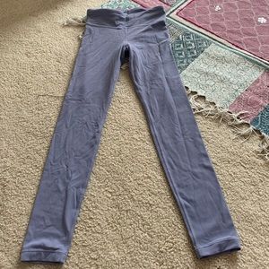 purple athleta girl leggings